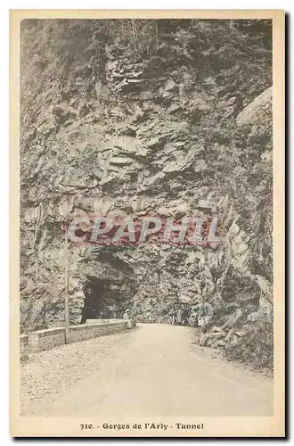 Cartes postales Gorges de l'Arly Tunnel