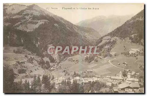 Cartes postales Savoie Flumet et la Chaine des Aravis