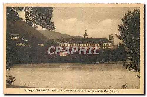 Ansichtskarte AK Abbaye d'Hautecombe Le Monastere vu de la presqu'ile du Sacre Coeur