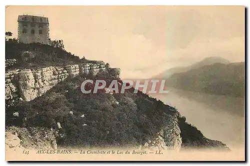 Cartes postales Aix les Bains La Chambotte et le Lac du Bourget