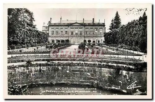 Ansichtskarte AK Chalons sur Marne La Prefecture cote du jardin