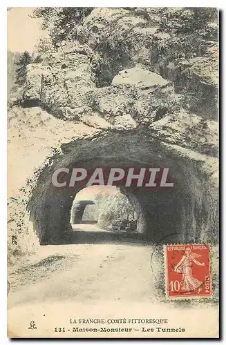 Cartes postales La Franche Comte Pittoresque Maison Monsieur Les Tunnels