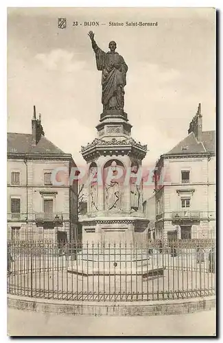 Cartes postales Dijon Statue Saint Bernard