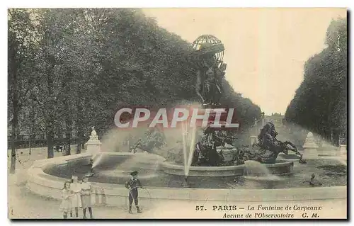 Cartes postales Paris La Fontaine de Carpeaux Avenue de l'Observatoire