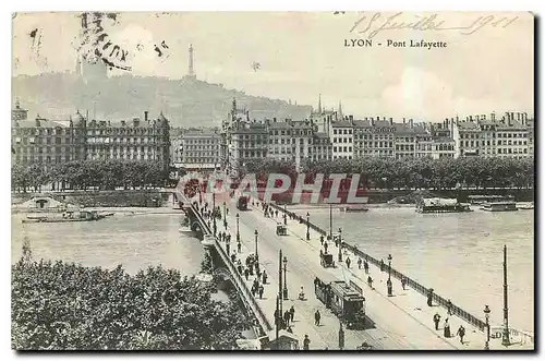 Cartes postales Lyon Pont Lafayette