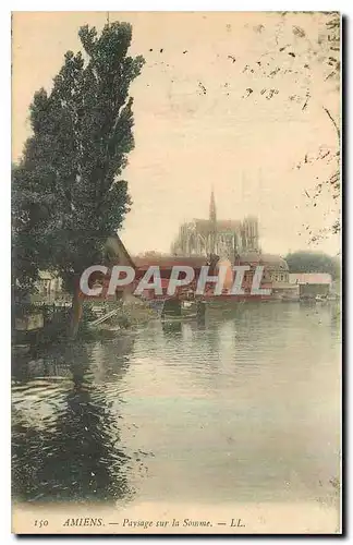 Cartes postales Amiens Paysage sur la Somme