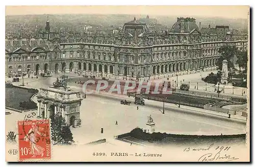 Cartes postales Paris Le Louvre