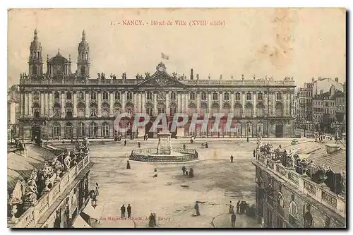 Cartes postales Nancy Hotel de Ville