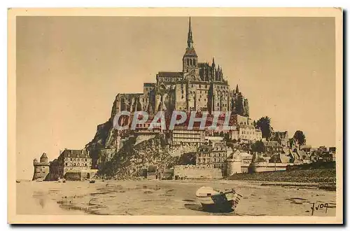 Cartes postales Le Mont St Michel Manche Vue generale du Mont Marivee