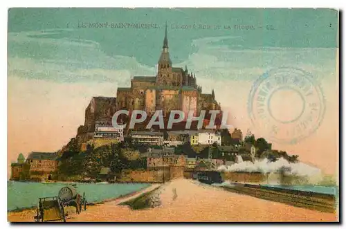 Cartes postales Le Mont Saint Michel Le Cote Sud et la Digue