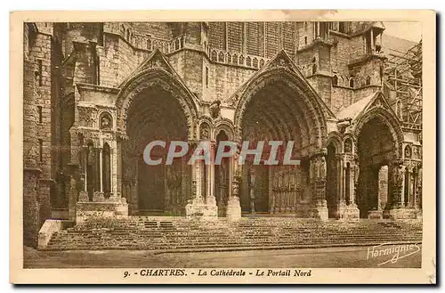 Cartes postales Chartres La Cathedrale