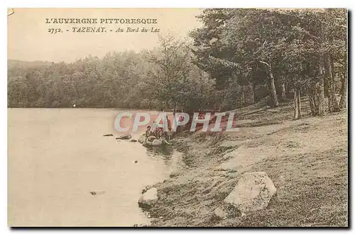 Ansichtskarte AK l'Auvergne Pittoresque Tazenat Au Bois du Lac