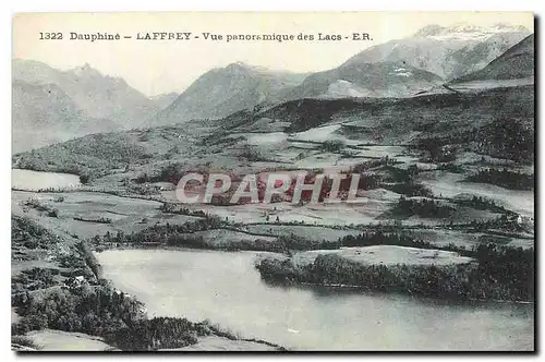 Cartes postales Dauphine Laffrey Vue panoramique des Lacs