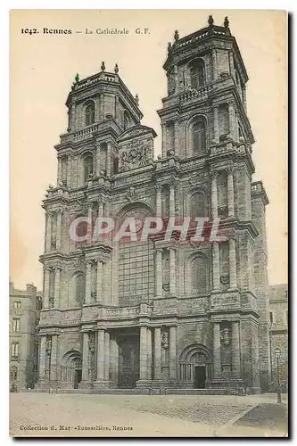 Cartes postales Rennes La Cathedrale