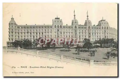 Cartes postales Nice Excelsior Hotel Regina Cimiez