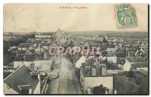 Cartes postales St Satur Vue generale
