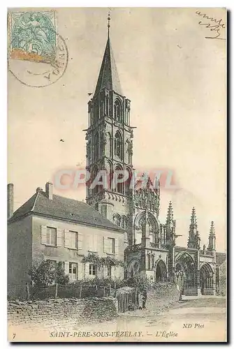 Cartes postales Saint Pere sous Vezelay l'Eglise