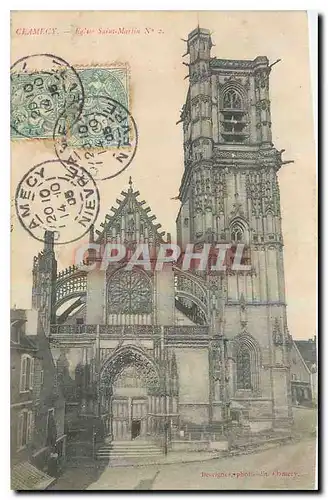 Cartes postales Clamecy Eglie Saint Martin