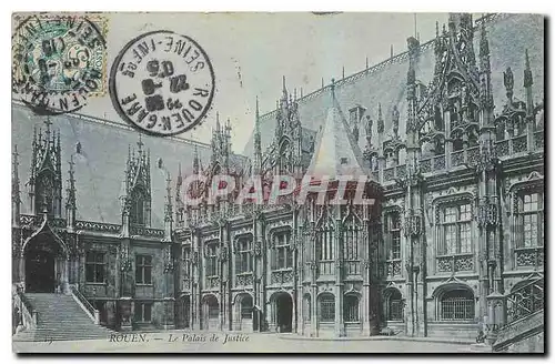 Cartes postales Rouen Le Palais de Justice