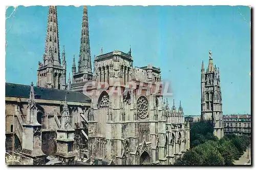 Moderne Karte Bordeaux Gironde Cathedrale Saint Andre