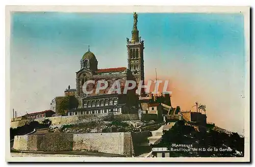 Cartes postales Marseille Basilique de N D de la Garde