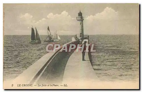 Ansichtskarte AK Le Croisic La Jetee et le Phare