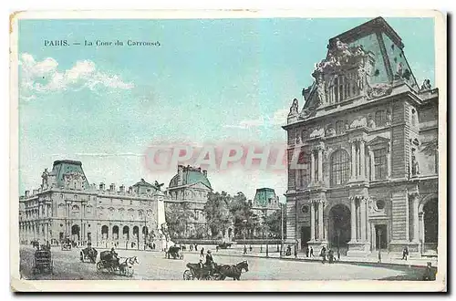 Cartes postales Paris La Cour du Carrousel