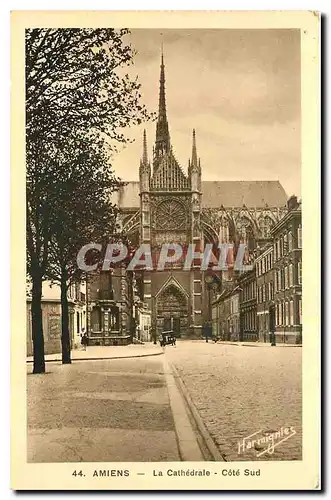 Cartes postales Amines la Cathedrale Cote Sud