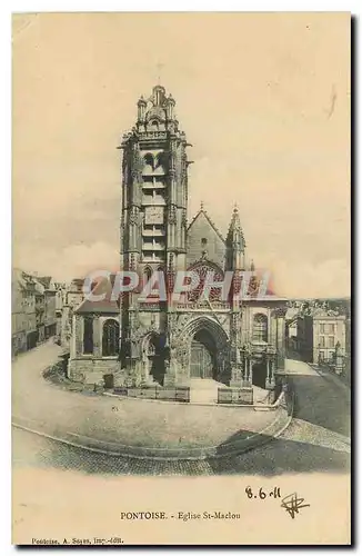 Ansichtskarte AK Pontoise Eglise St Maclou