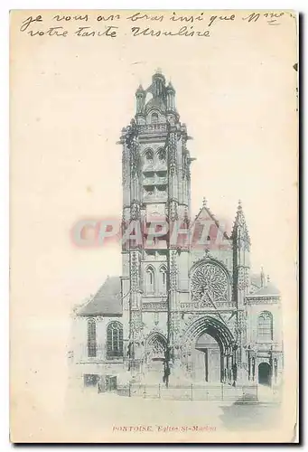 Cartes postales Pontoise Eglise St Maclou