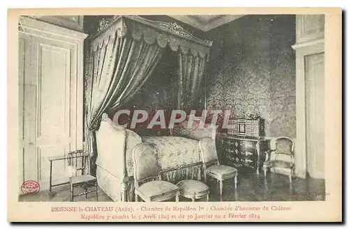 Cartes postales Brienne le Chateau Aube Chambre de napoleon Ier Chambre d'Honneur du Chateau