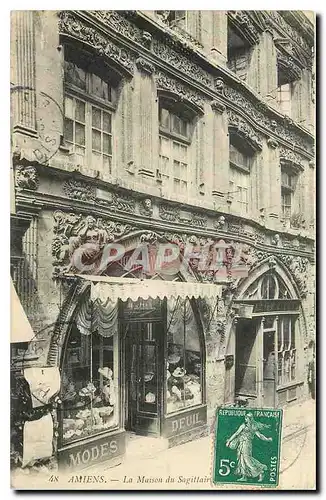 Cartes postales Amiens la Maison du Sagittaire