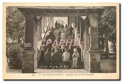 Ansichtskarte AK Ste Anne d'Auray Escalier de la Scala Sancta