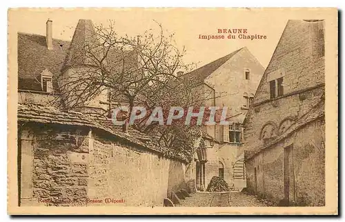 Cartes postales Beaune Impasse du Chapitre