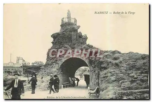 Cartes postales Biarritz Rocher de la Vierge