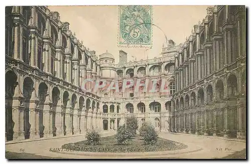 Cartes postales Saint Germain en Laye La Cour du Musee