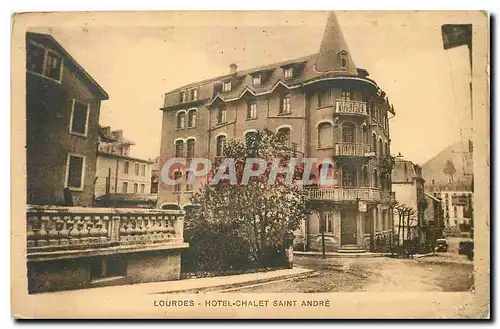 Ansichtskarte AK Lourdes Hotel Chalet Saint Andre