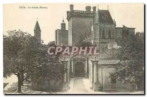 Cartes postales Uzes Le Duche Entree