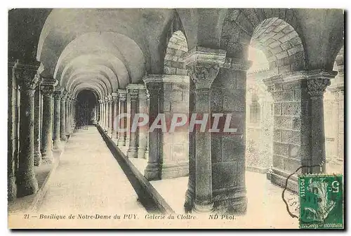 Ansichtskarte AK Basilique de Notre Dame du Puy Galerie du Cloitre