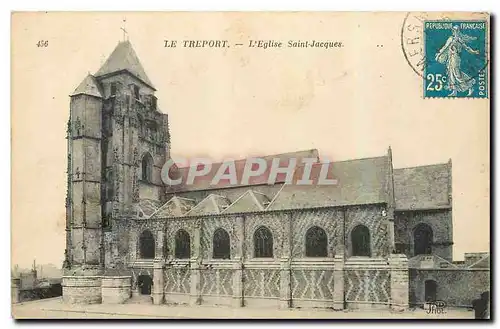 Cartes postales Le Treport l'Eglise Saint Jacques