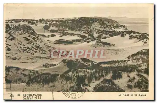 Cartes postales Berck Plage La Plage et les Dunes