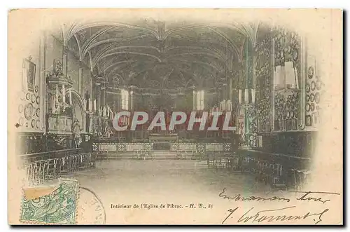 Cartes postales Interieur de l'Eglise de Pibrac
