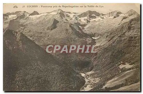 Ansichtskarte AK Luchon Panorama pris de Superbagneres sur la Vallee du Lys