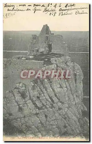 Cartes postales Saint Peray Ruines et Rocher de Crussel