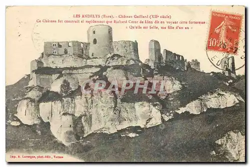 Ansichtskarte AK Les Andrelys Eure Chateau Gaillard