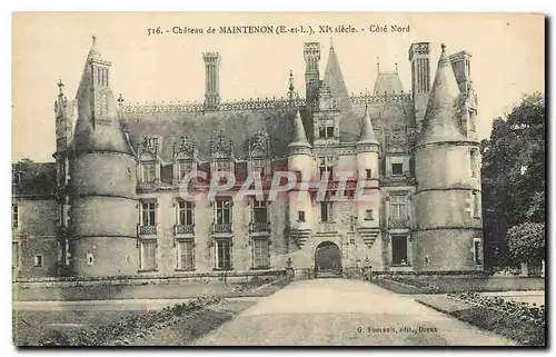 Cartes postales Chateau de Maintenon E et L Cote Nord
