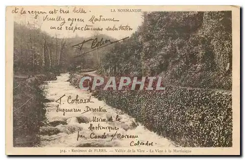 Cartes postales La Normandie Environs de Flers Vallee de la Vere La Vere a la Martinique