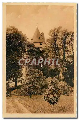 Cartes postales Chateau de Verneuil sur Indre I et L Le Donjon vu des Jardins