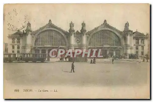 Cartes postales Tours La Gare