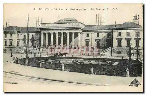 Cartes postales Tours I et L Le Palais de Justice